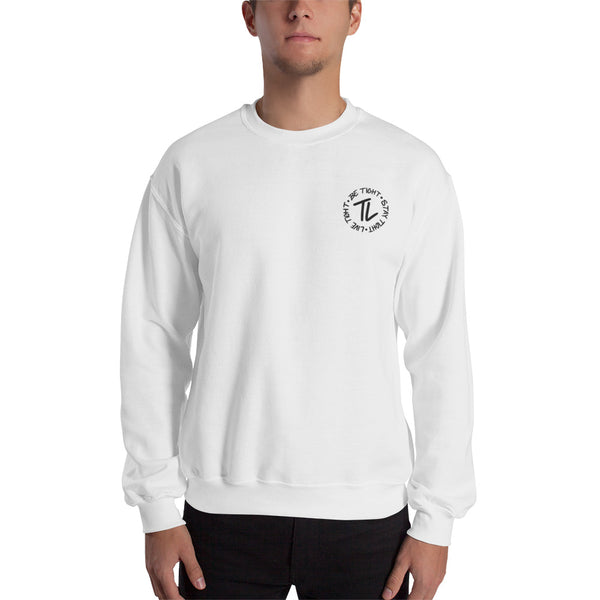 Be Tight, Stay Tight & Live Tight Embroidered Sweatshirt