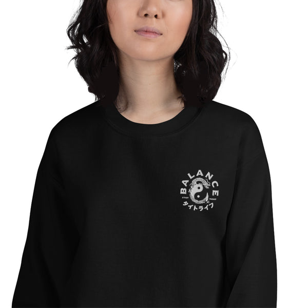 Balance Embroidered Sweatshirt